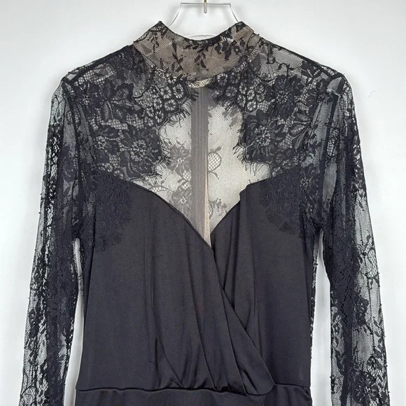 Michael Costello x Revolve Helix Mini Dress Black Size Small - Picture 3 of 10